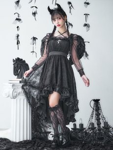 画像19: 【即日発送！】【ハロウィン】ショートインロングデビルワンピース 【コスプレ4点セット】[HC03-H] (19)