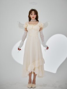 画像4: 【SALE!!】【即日発送！】【ハロウィン】 天使プリーツスカートワンピ 【コスプレ5点セット】 【S-XLサイズ/１カラー】[HC03-H] (4)