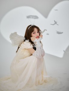 画像5: 【SALE!!】【即日発送！】【ハロウィン】 天使プリーツスカートワンピ 【コスプレ5点セット】 【S-XLサイズ/１カラー】[HC03-H] (5)