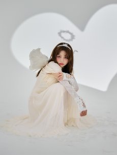 画像7: 【SALE!!】【即日発送！】【ハロウィン】 天使プリーツスカートワンピ 【コスプレ5点セット】 【S-XLサイズ/１カラー】[HC03-H] (7)