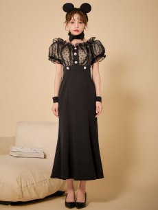 画像4: 【SALE!!】【即日発送！】【ハロウィン】マウスシアーマーメイドワンピース 【コスプレ4点セット】 【S-Lサイズ/1カラー】[HC03] (4)