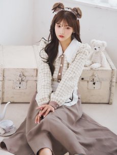 画像30: 【SALE!!】【即日発送！】【ハロウィン】ベアメイドワンピース 【コスプレ4点セット】 【S-XLサイズ/1カラー】[HC03] (30)