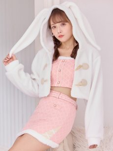 画像1: 【SALE!!】【即日発送！】【ハロウィン】ホワイトパピーセットアップ 【コスプレ6点セット】[HC03] (1)