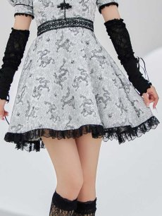 画像30: 【ハロウィン】アームウォーマー付きフレアスカートチャイナ 【コスプレ5点セット】 【S-XLサイズ/4カラー】[HC03] (30)