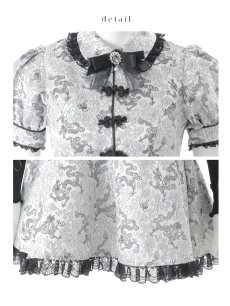 画像33: 【ハロウィン】アームウォーマー付きフレアスカートチャイナ 【コスプレ5点セット】 【S-XLサイズ/4カラー】[HC03] (33)