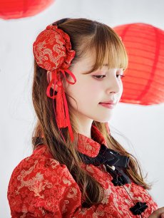 画像16: 【即日発送！】【ハロウィン】アームウォーマー付きフレアスカートチャイナ 【コスプレ点セット】 【S-XLサイズ/２カラー】(SE01YN)[HC03] (16)