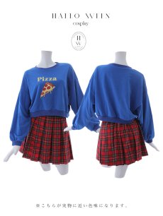 画像21: 【SALE!!】【即日発送！】【ハロウィン】ピザガールセットアップ 【コスプレ4点セット】 【S-XLサイズ/1カラー】[HC03] (21)