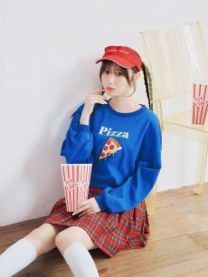 画像12: 【SALE!!】【即日発送！】【ハロウィン】ピザガールセットアップ 【コスプレ4点セット】 【S-XLサイズ/1カラー】[HC03] (12)