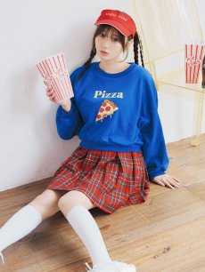 画像14: 【SALE!!】【即日発送！】【ハロウィン】ピザガールセットアップ 【コスプレ4点セット】 【S-XLサイズ/1カラー】[HC03] (14)