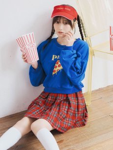 画像15: 【SALE!!】【即日発送！】【ハロウィン】ピザガールセットアップ 【コスプレ4点セット】 【S-XLサイズ/1カラー】[HC03] (15)