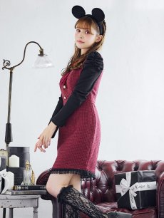 画像28: 【SALE!!】【即日発送！】【ハロウィン】マウスミニワンピ 【コスプレ3点セット】【S-XLサイズ/1カラー】[HC03] (28)