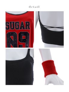 画像25: 【SALE!!】【即日発送！】【ハロウィン】バスケガール 【コスプレ3点セット】 【FREEサイズ/2カラー】[HC03] (25)