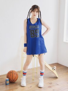 画像4: 【SALE!!】【即日発送！】【ハロウィン】バスケガール 【コスプレ3点セット】 【FREEサイズ/2カラー】[HC03] (4)