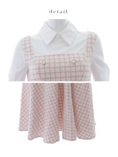 画像41: 【SALE!!】【即日発送！】【ハロウィン】ナースツイードロングフレア 【コスプレ3点セット】 【S-XLサイズ/1カラー】[HC03] (41)