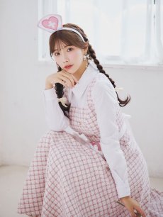 画像31: 【SALE!!】【即日発送！】【ハロウィン】ナースツイードロングフレア 【コスプレ3点セット】 【S-XLサイズ/1カラー】[HC03] (31)