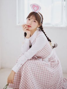 画像32: 【SALE!!】【即日発送！】【ハロウィン】ナースツイードロングフレア 【コスプレ3点セット】 【S-XLサイズ/1カラー】[HC03] (32)