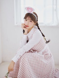 画像33: 【SALE!!】【即日発送！】【ハロウィン】ナースツイードロングフレア 【コスプレ3点セット】 【S-XLサイズ/1カラー】[HC03] (33)