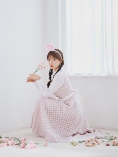 画像35: 【SALE!!】【即日発送！】【ハロウィン】ナースツイードロングフレア 【コスプレ3点セット】 【S-XLサイズ/1カラー】[HC03] (35)