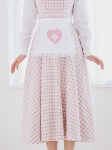 画像39: 【SALE!!】【即日発送！】【ハロウィン】ナースツイードロングフレア 【コスプレ3点セット】 【S-XLサイズ/1カラー】[HC03] (39)