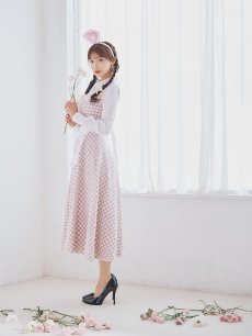 画像26: 【SALE!!】【即日発送！】【ハロウィン】ナースツイードロングフレア 【コスプレ3点セット】 【S-XLサイズ/1カラー】[HC03] (26)