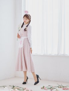 画像27: 【SALE!!】【即日発送！】【ハロウィン】ナースツイードロングフレア 【コスプレ3点セット】 【S-XLサイズ/1カラー】[HC03] (27)