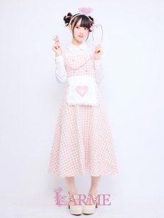 画像3: 【SALE!!】【即日発送！】【ハロウィン】ナースツイードロングフレア 【コスプレ3点セット】 【S-XLサイズ/1カラー】[HC03] (3)