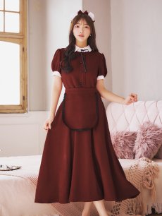 画像30: 【SALE!!】【即日発送】【ハロウィン】クラシカル洋館メイド 【コスプレ3点セット】 【S-XLサイズ/1カラー】[HC03] (30)