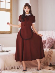 画像31: 【SALE!!】【即日発送】【ハロウィン】クラシカル洋館メイド 【コスプレ3点セット】 【S-XLサイズ/1カラー】[HC03] (31)