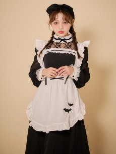 画像13: 【SALE!!】【即日発送】【ハロウィン】クラシックメイドロングワンピース【コスプレ3点セット】【S-XLサイズ/1カラー】[HC03] (13)