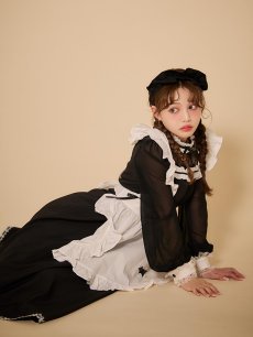 画像15: 【SALE!!】【即日発送】【ハロウィン】クラシックメイドロングワンピース【コスプレ3点セット】【S-XLサイズ/1カラー】[HC03] (15)