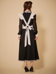 画像17: 【SALE!!】【即日発送】【ハロウィン】クラシックメイドロングワンピース【コスプレ3点セット】【S-XLサイズ/1カラー】[HC03] (17)