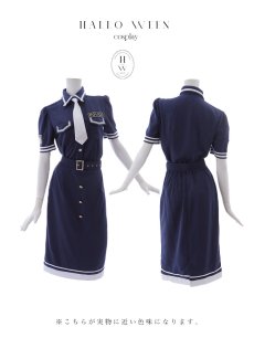 画像39: 【SALE!!】【即日発送！】【ハロウィン】ポリスタイトロング 【コスプレ5点セット】 【S-Lサイズ/1カラー】[[HC03]-B] (39)