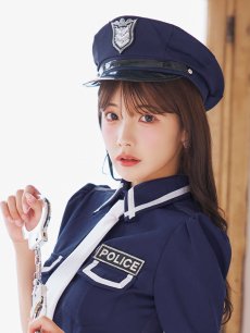 画像35: 【SALE!!】【即日発送！】【ハロウィン】ポリスタイトロング 【コスプレ5点セット】 【S-Lサイズ/1カラー】[[HC03]-B] (35)