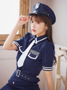 画像26: 【SALE!!】【即日発送！】【ハロウィン】ポリスタイトロング 【コスプレ5点セット】 【S-Lサイズ/1カラー】[[HC03]-B] (26)