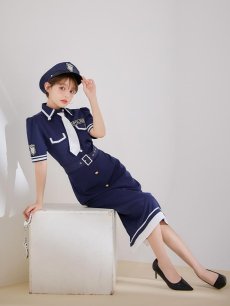 画像10: 【SALE!!】【即日発送！】【ハロウィン】ポリスタイトロング 【コスプレ5点セット】 【S-Lサイズ/1カラー】[[HC03]-B] (10)