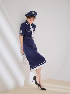 画像11: 【SALE!!】【即日発送！】【ハロウィン】ポリスタイトロング 【コスプレ5点セット】 【S-Lサイズ/1カラー】[[HC03]-B] (11)