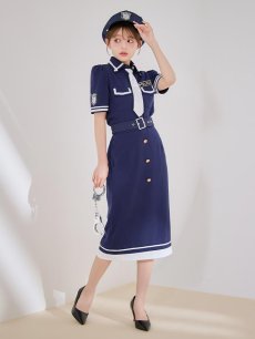 画像18: 【SALE!!】【即日発送！】【ハロウィン】ポリスタイトロング 【コスプレ5点セット】 【S-Lサイズ/1カラー】[[HC03]-B] (18)