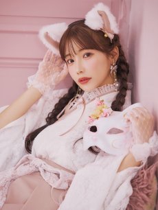 画像13: 【即日発送！】【ハロウィン】猫巫女レース袴 【コスプレ5点セット】 【FREEサイズ/2カラー】[[HC03]-OMN] (13)