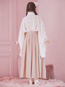 画像14: 【即日発送！】【ハロウィン】猫巫女レース袴 【コスプレ5点セット】 【FREEサイズ/2カラー】[[HC03]-OMN] (14)