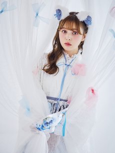 画像17: 【即日発送！】【ハロウィン】猫巫女レース袴 【コスプレ5点セット】 【FREEサイズ/2カラー】[[HC03]-OMN] (17)