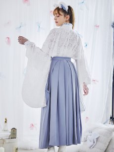 画像19: 【即日発送！】【ハロウィン】猫巫女レース袴 【コスプレ5点セット】 【FREEサイズ/2カラー】[[HC03]-OMN] (19)