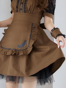 画像20: 【即日発送】【ハロウィン】コウモリクラシカルメイド【コスプレ6点セット】【S-XLサイズ/2カラー】[HC03] (20)