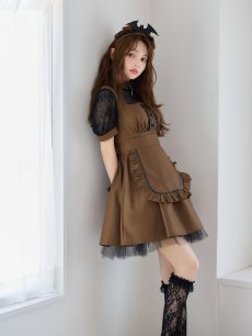 画像11: 【即日発送】【ハロウィン】コウモリクラシカルメイド【コスプレ6点セット】【S-XLサイズ/2カラー】[HC03] (11)