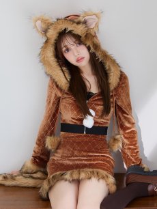 モデル：ちぃぽぽ　身長158cm　着用サイズ：Sサイズ