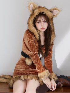 モデル：ちぃぽぽ　身長158cm　着用サイズ：Sサイズ