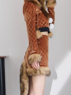 モデル：ちぃぽぽ　身長158cm　着用サイズ：Sサイズ