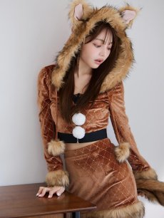 モデル：ちぃぽぽ　身長158cm　着用サイズ：Sサイズ