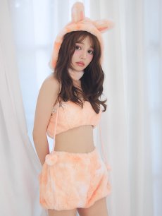 画像27: 【即日発送】【ハロウィン】パステルもこもこバニー【コスプレ7点セット】【フリーサイズ/6カラー】[HC03] (27)