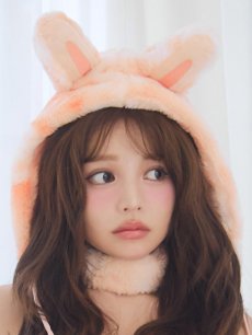 画像35: 【即日発送】【ハロウィン】パステルもこもこバニー【コスプレ7点セット】【フリーサイズ/6カラー】[HC03] (35)