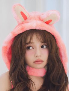 画像35: 【即日発送】【ハロウィン】パステルもこもこバニー【コスプレ7点セット】【フリーサイズ/6カラー】[HC03] (35)